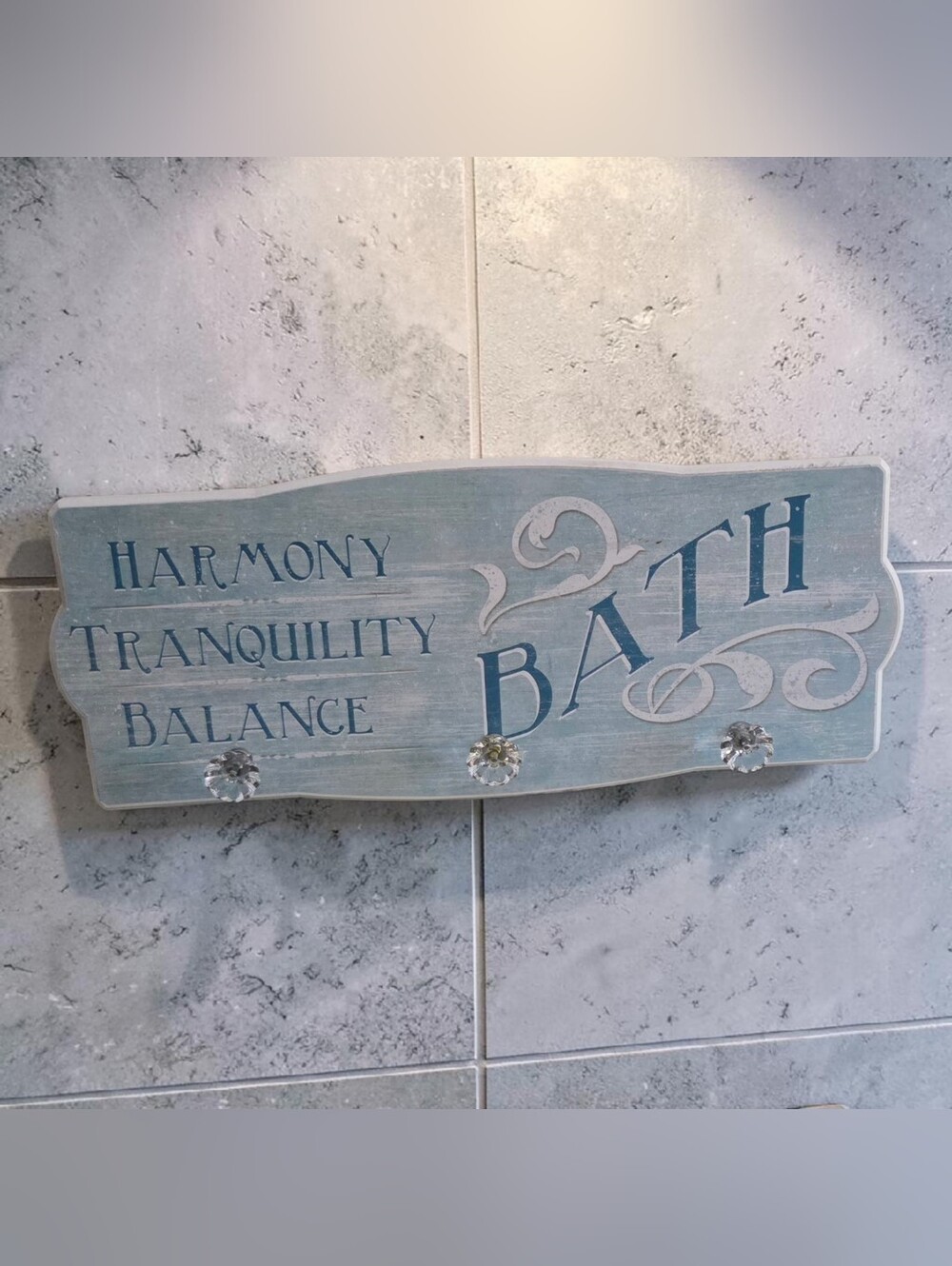 This Country Wooden Bathroom Sign